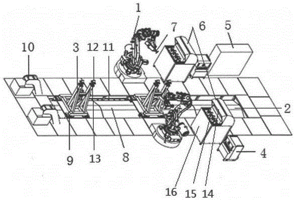 Intelligent sensing grinding robot system with anti-explosion function