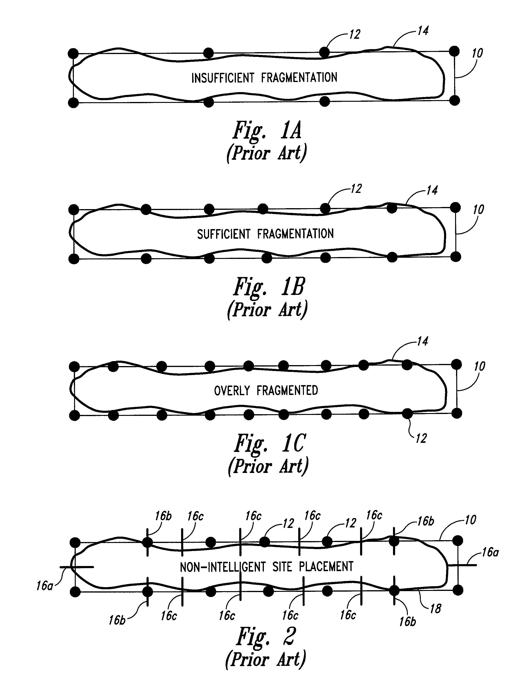 Fragmentation point and simulation site adjustment for resolution enhancement techniques