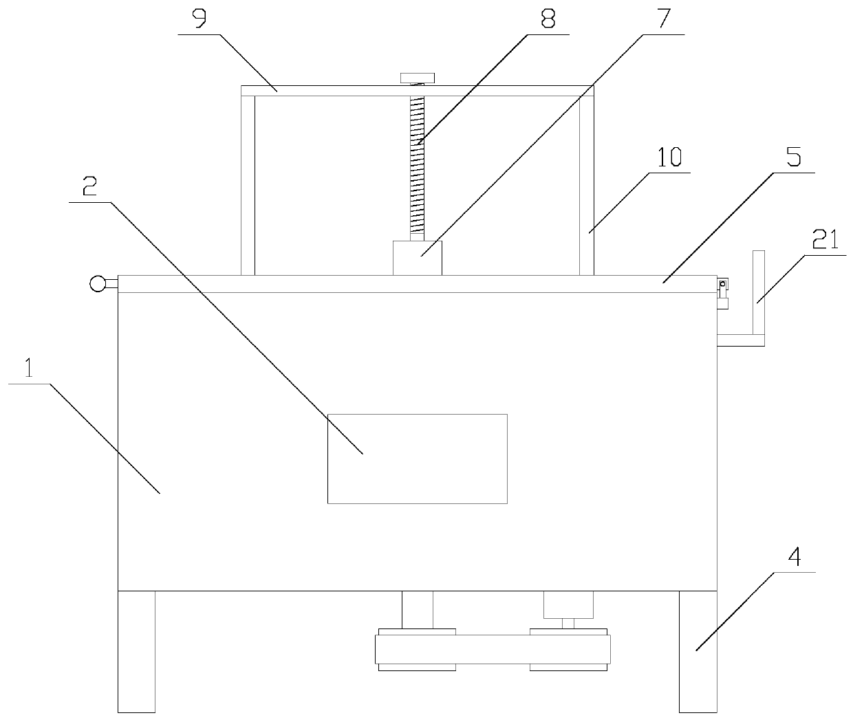 High-efficiency processing equipment with high stability for cashmere dehydration