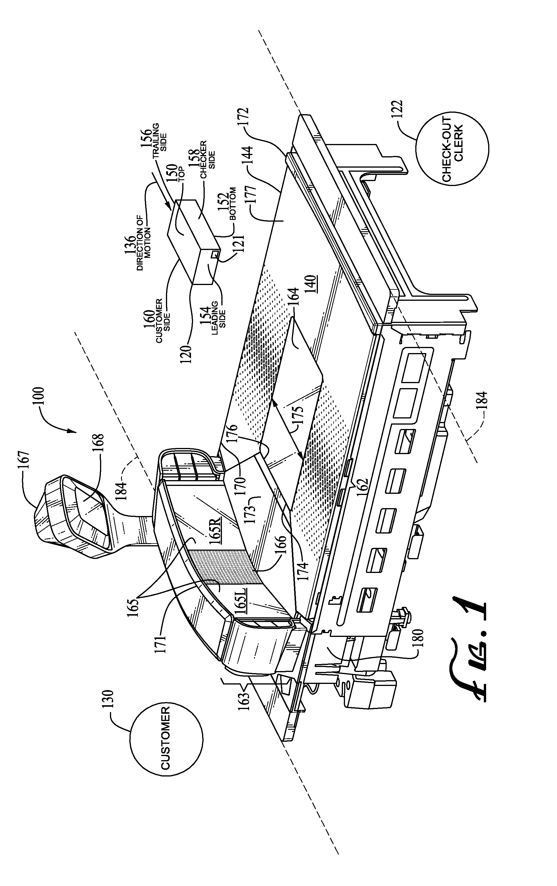 Data reader platter with integral features delineating a data-reading sweep region