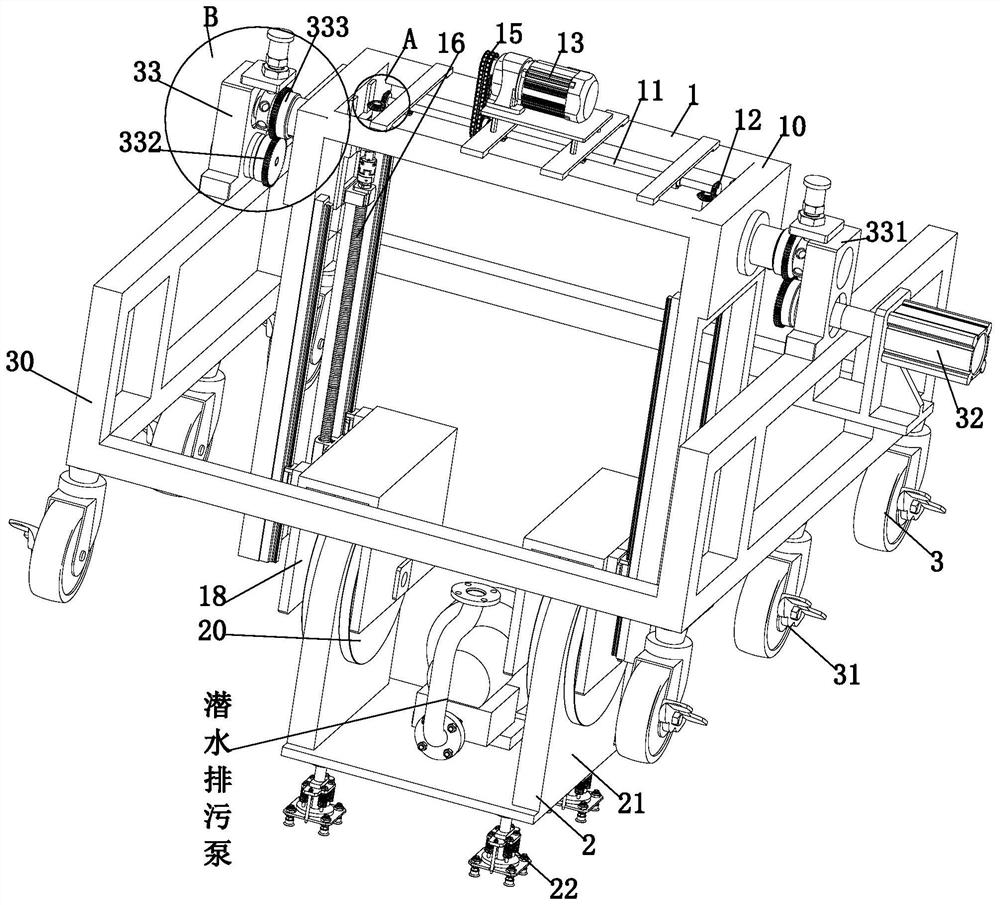 An improved submersible sewage pump