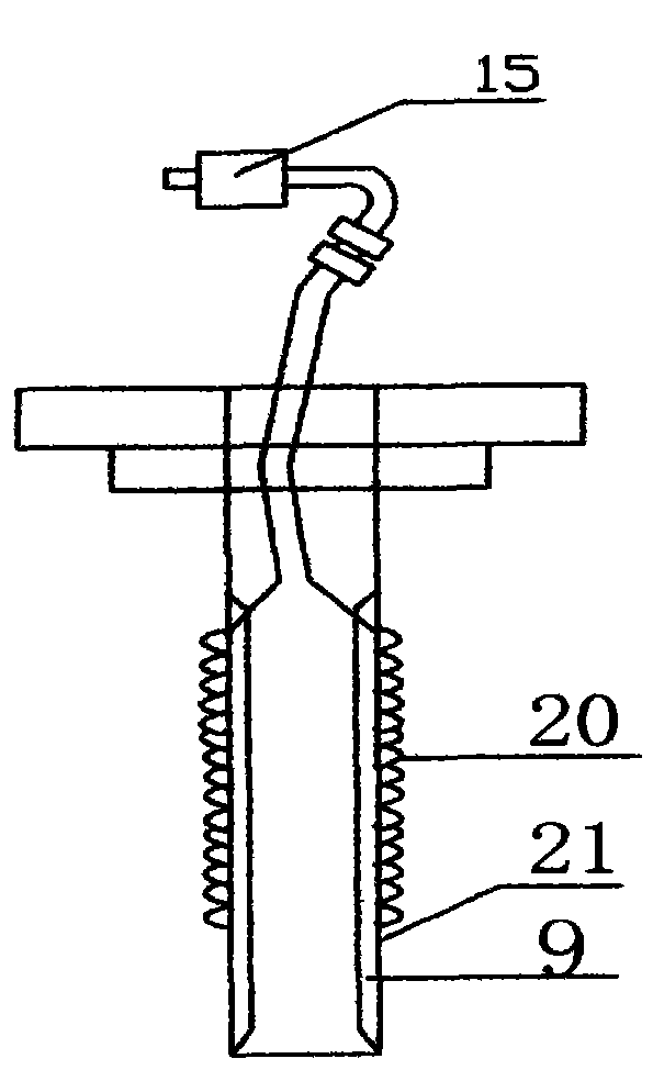 Low-frequency inner-coupled electrodeless fluorescent lamp