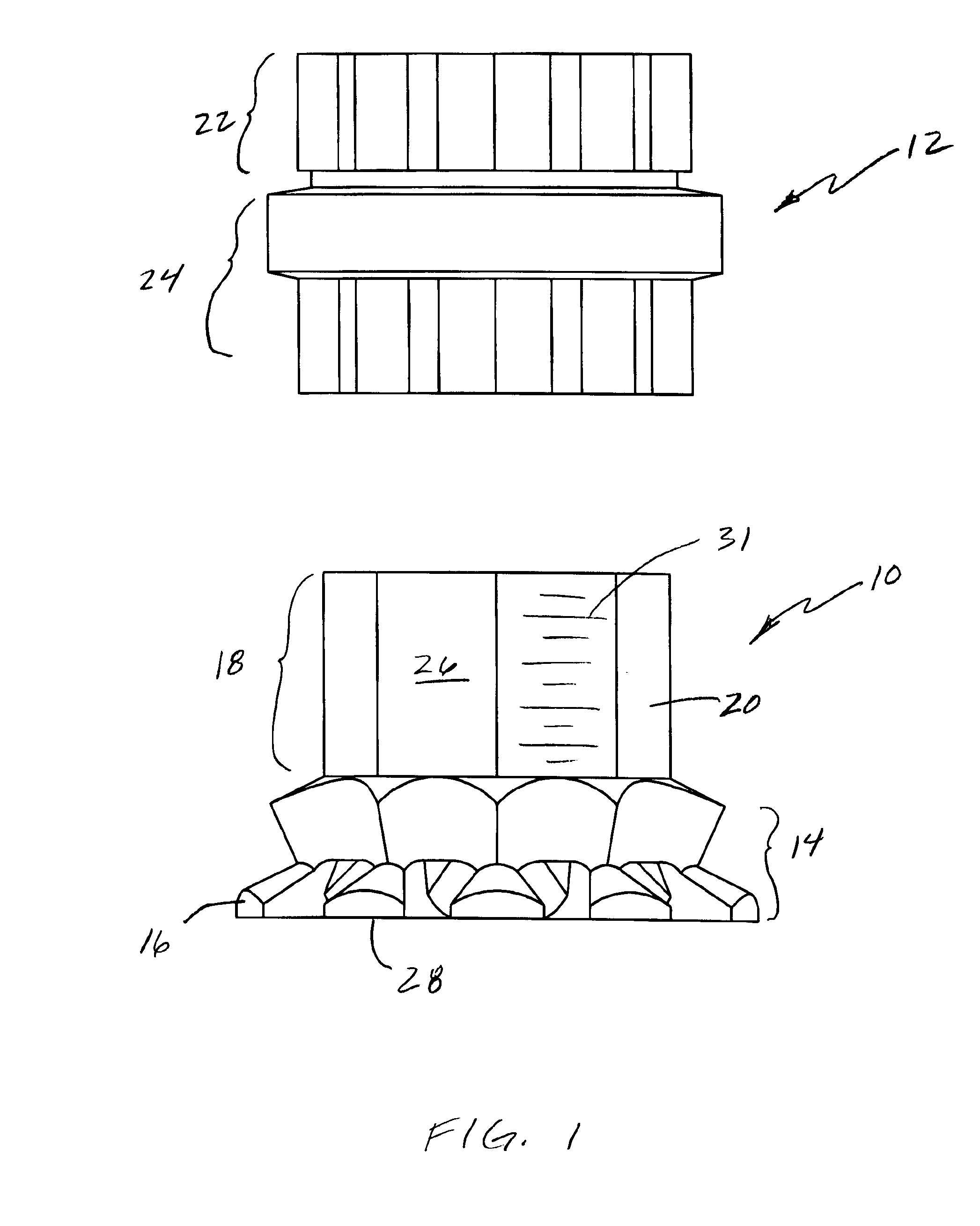 Adjustable golf spike