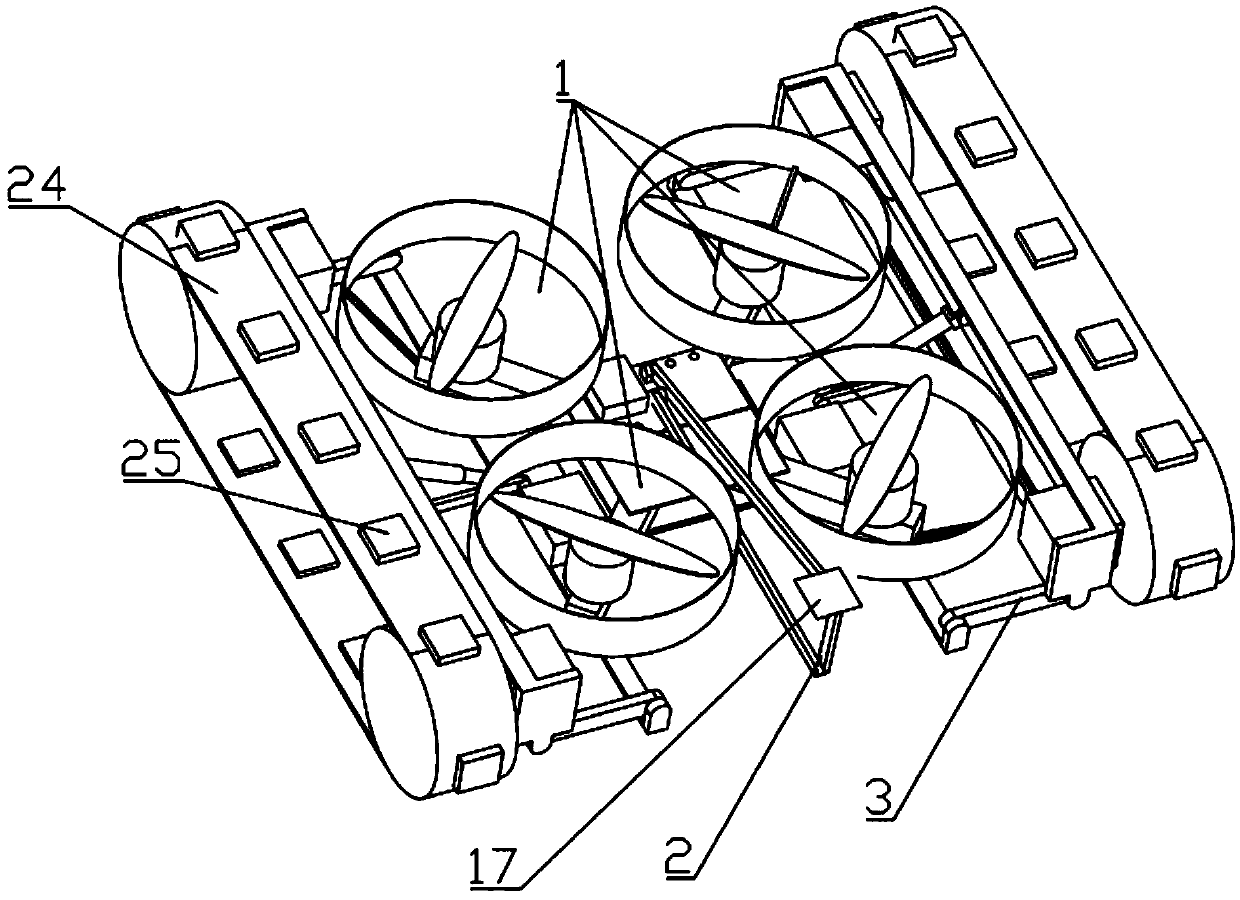 A modular flying wall-climbing robot