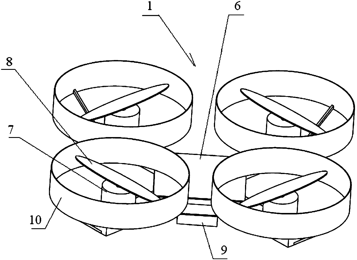 A modular flying wall-climbing robot