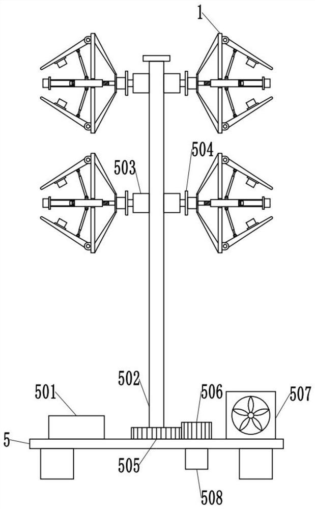 Atomization device based on Venturi principle and dust falling equipment