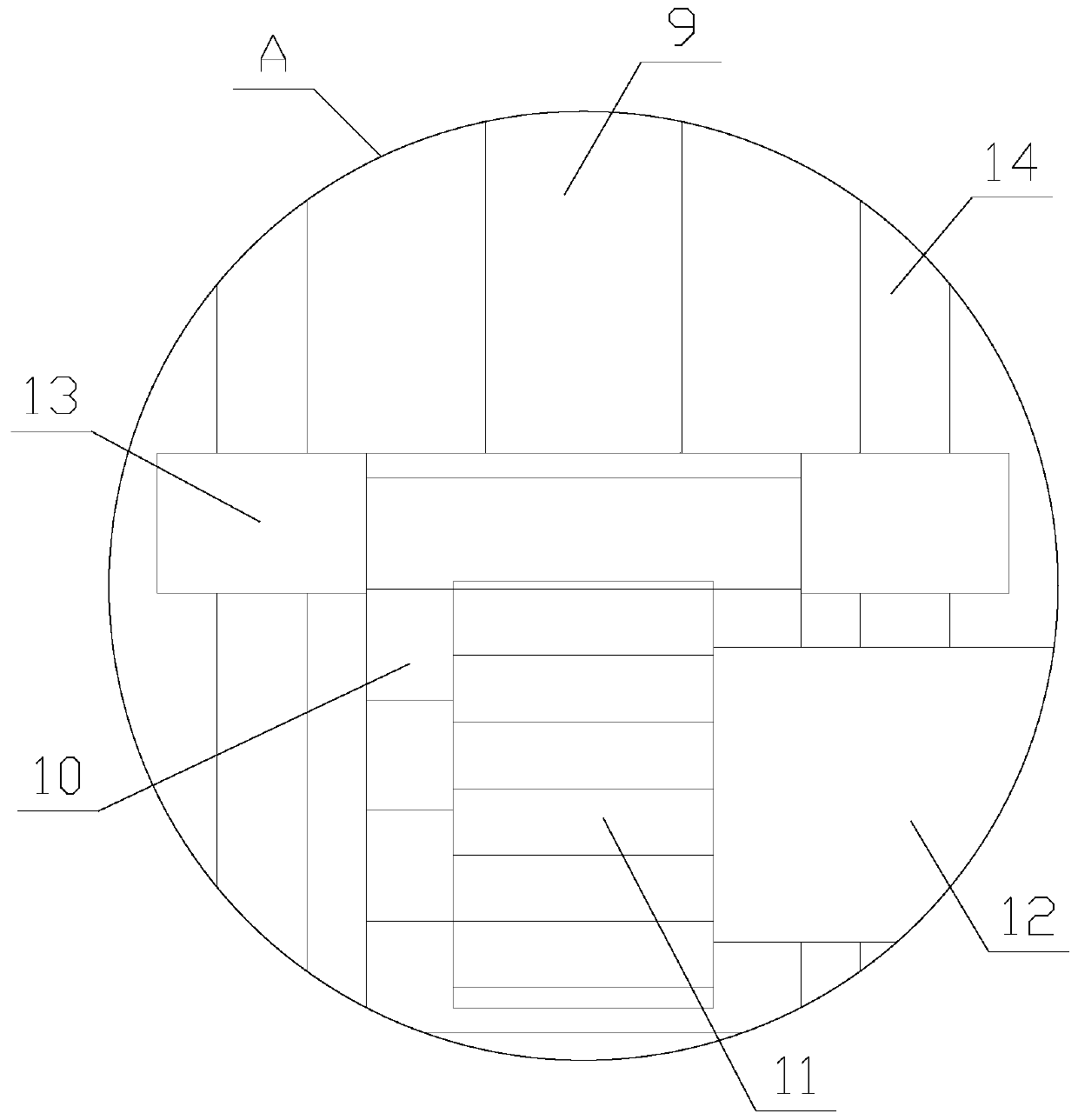 Ore beneficiation high-efficiency ore washing device with dredging function