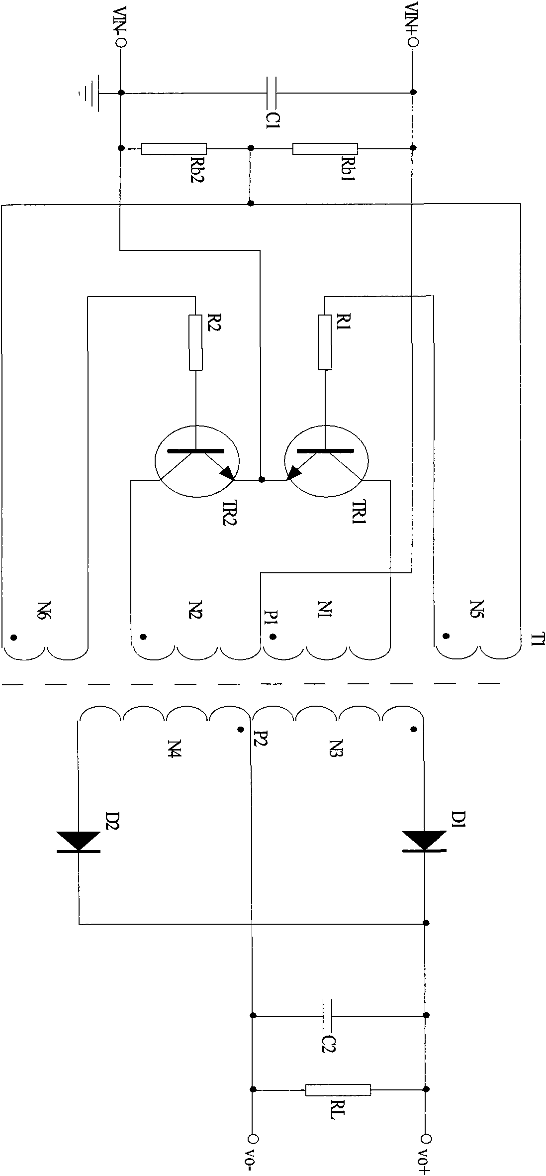 Micro-power DC-DC power supply and manufacturing method thereof