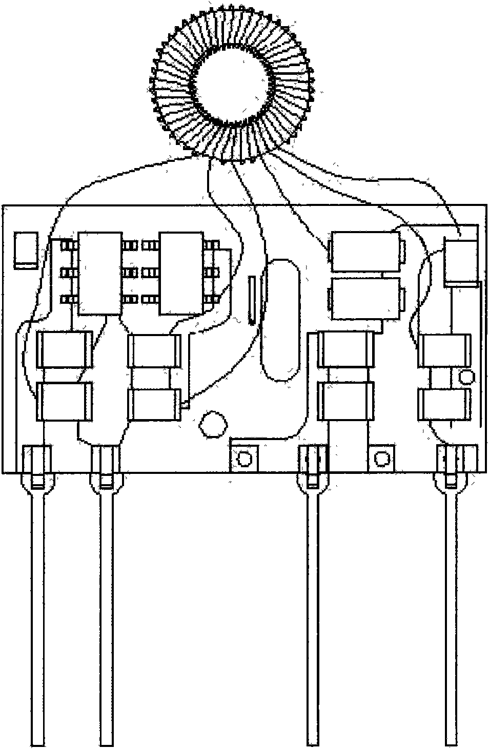 Micro-power DC-DC power supply and manufacturing method thereof