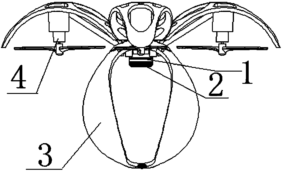 A portable and collapsible spherical drone