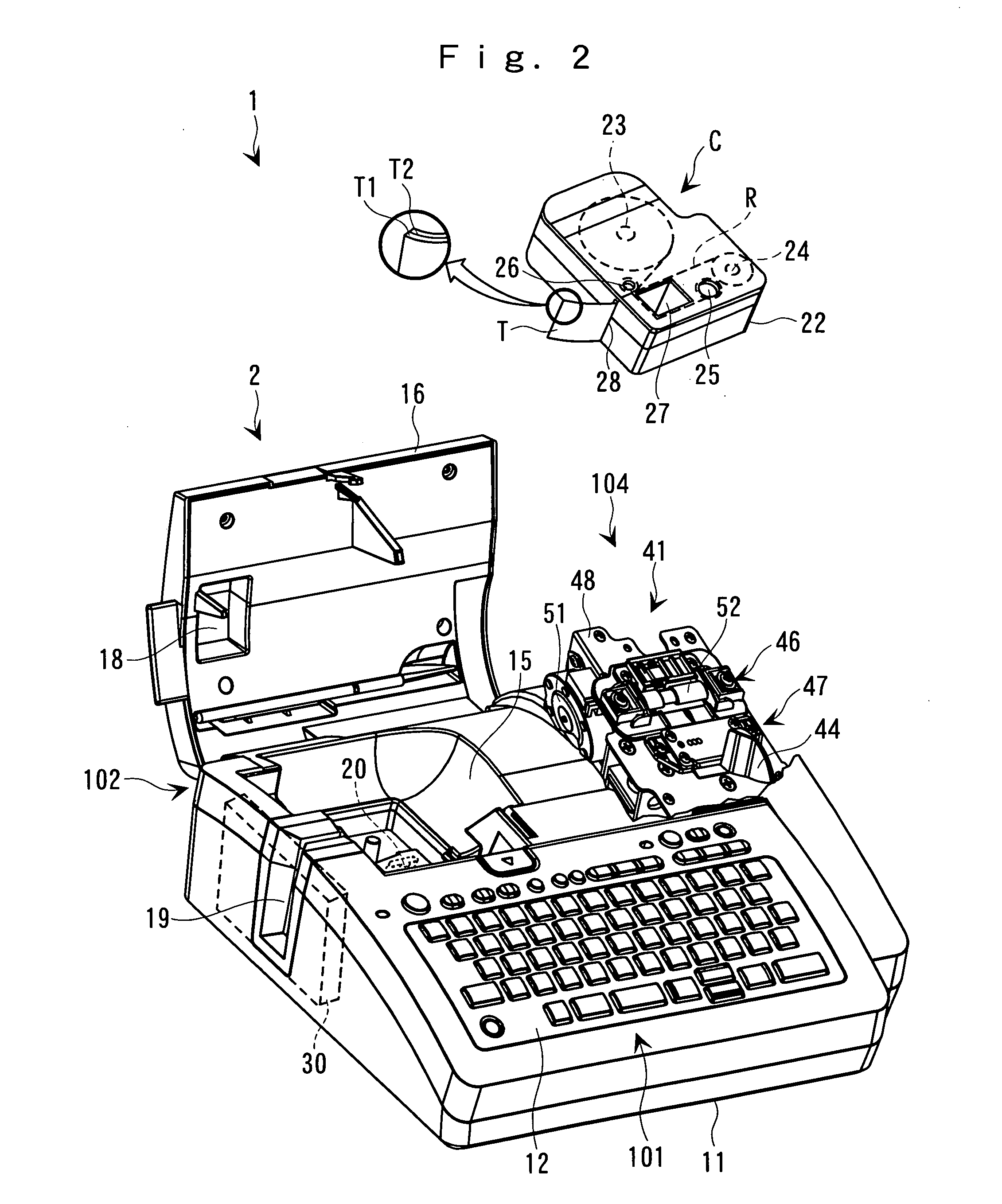 Method of forming label with label forming apparatus, and label forming apparatus