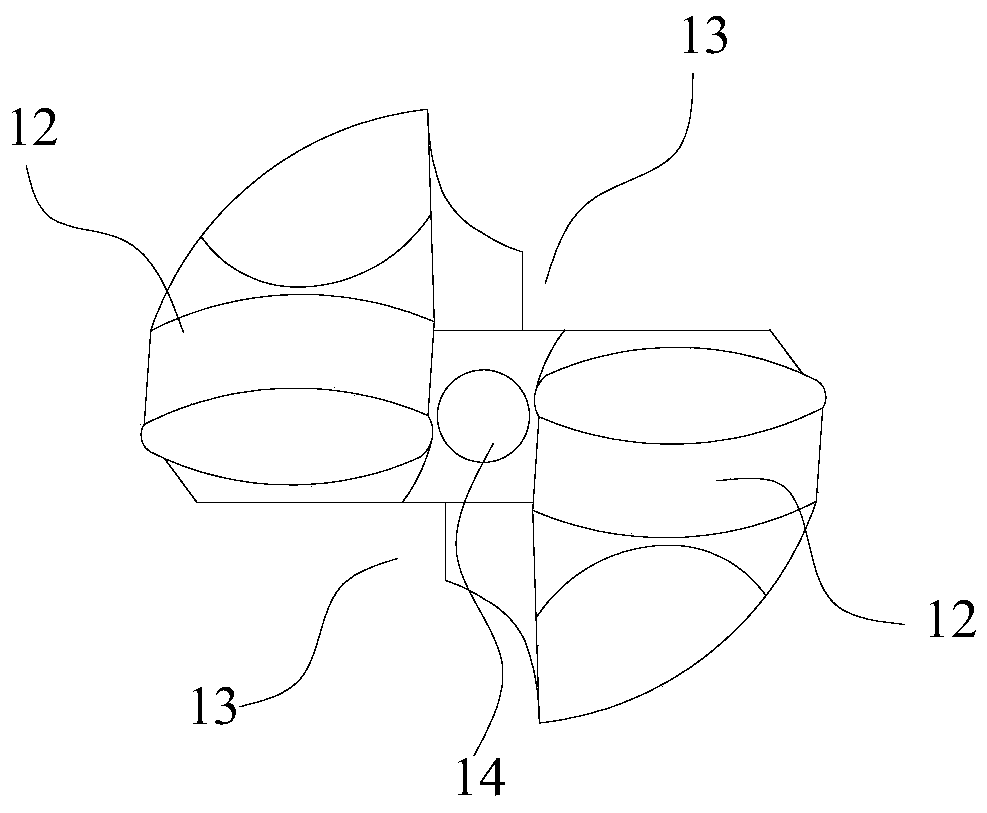 Combined drill bit structure for anchor rod/anchor cable drilling and construction method thereof