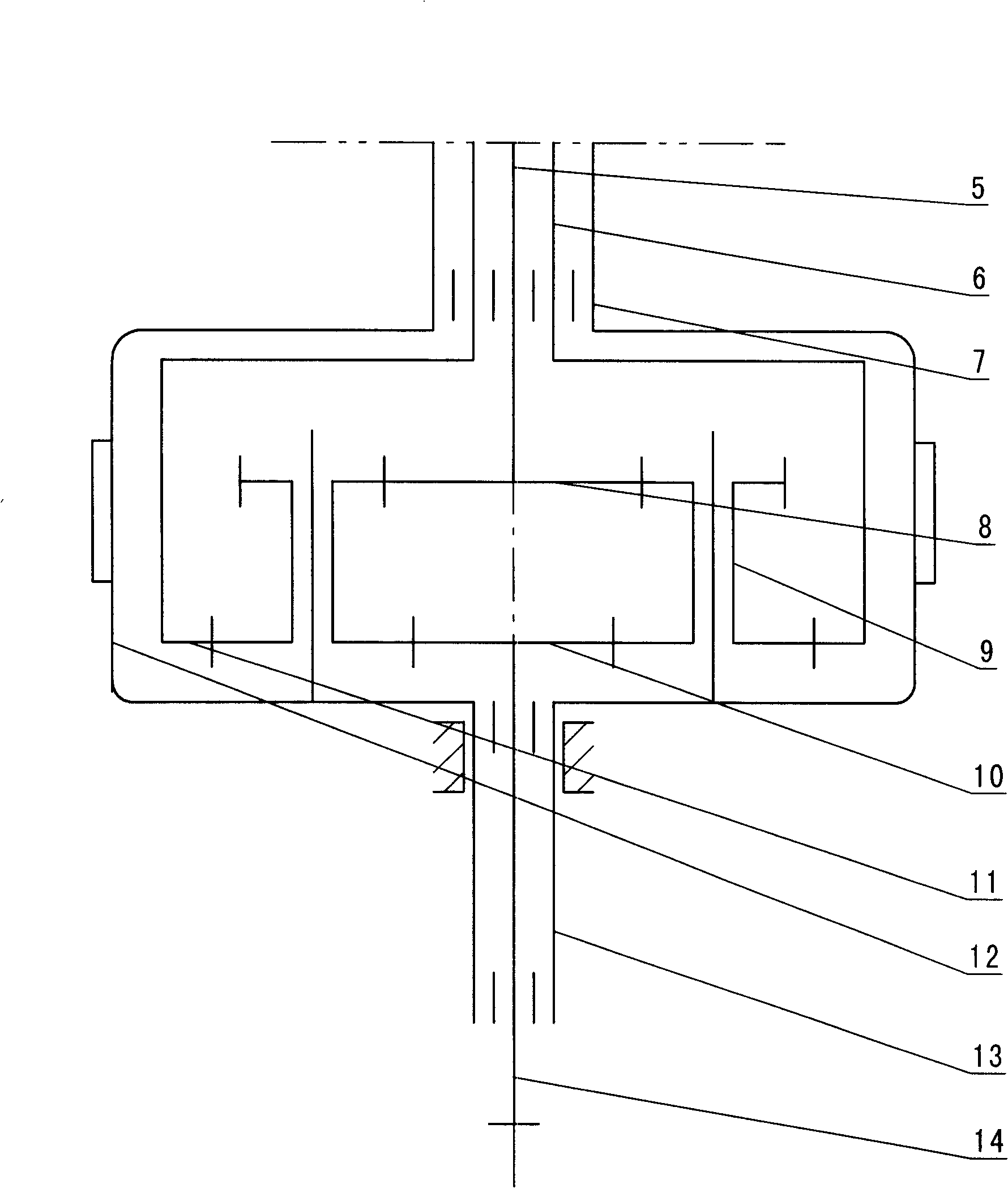 Washing machine deceleration clutch, washing machine and washing mode thereof