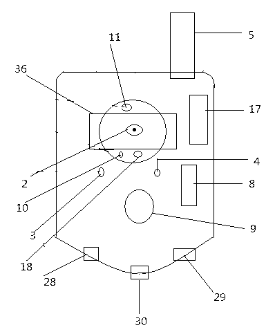 Inbuilt high-definition on-site law enforcement recorder