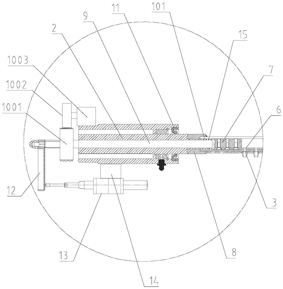 Rainfall simulation device with adjustable water outlet hole area and raindrop erosion simulation system