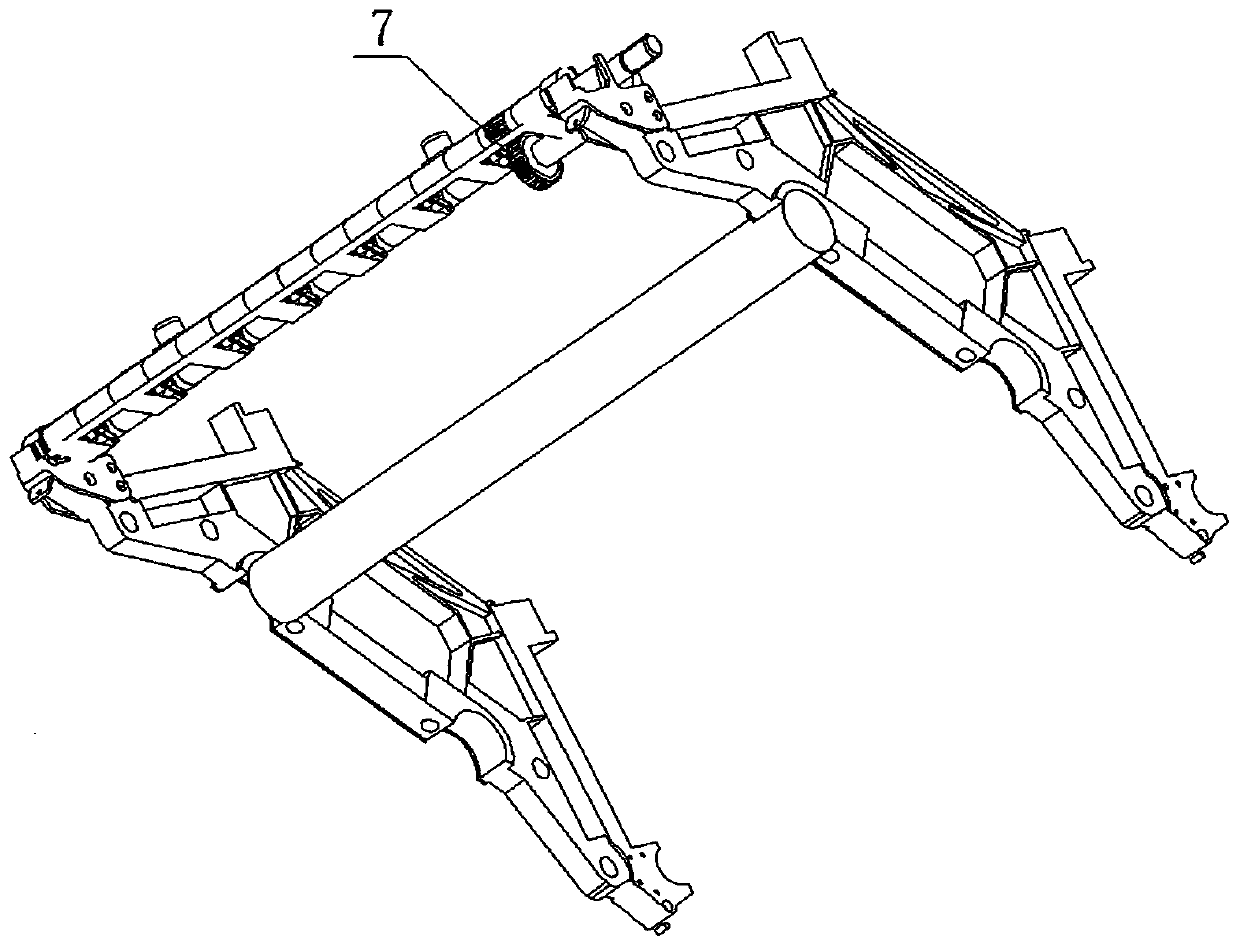 Transmission supporting mechanism for compact spinning carrier gear