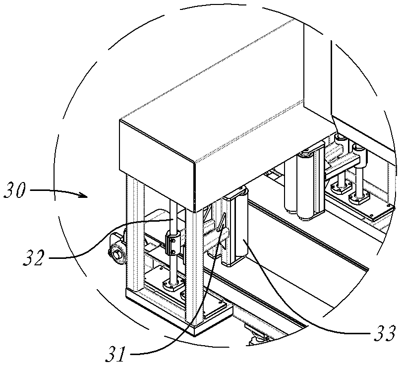 Device for detecting dynamic balance of hub of assembly line