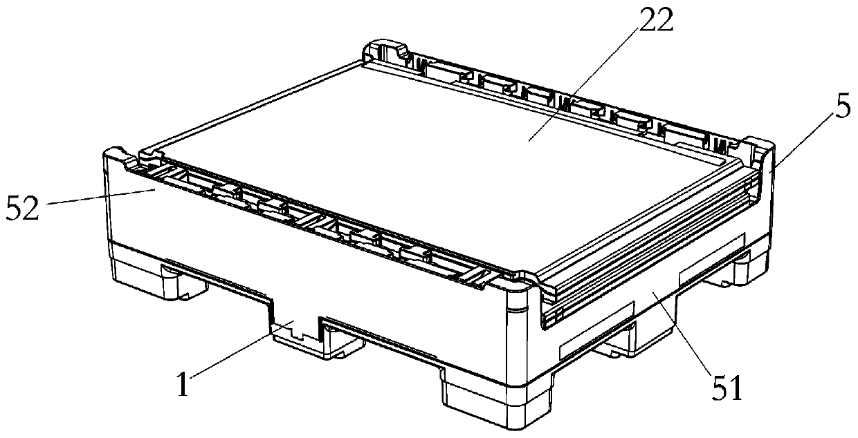 Folding type transport case