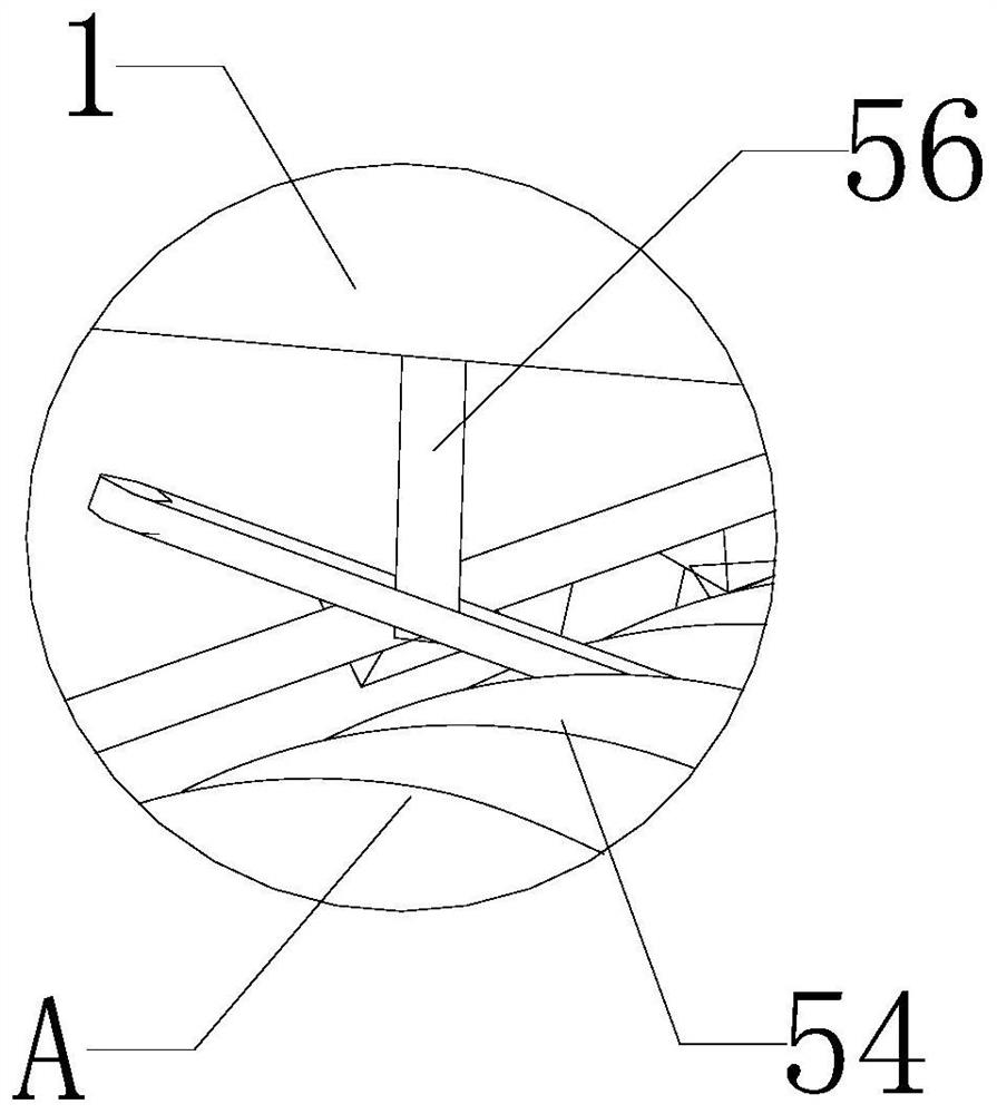 Construction waste clearing and transporting device convenient for material taking for civil engineering