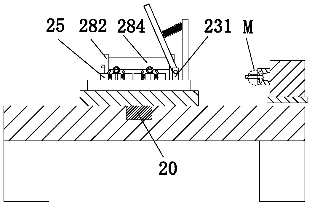 Rubber hose forming detection robot