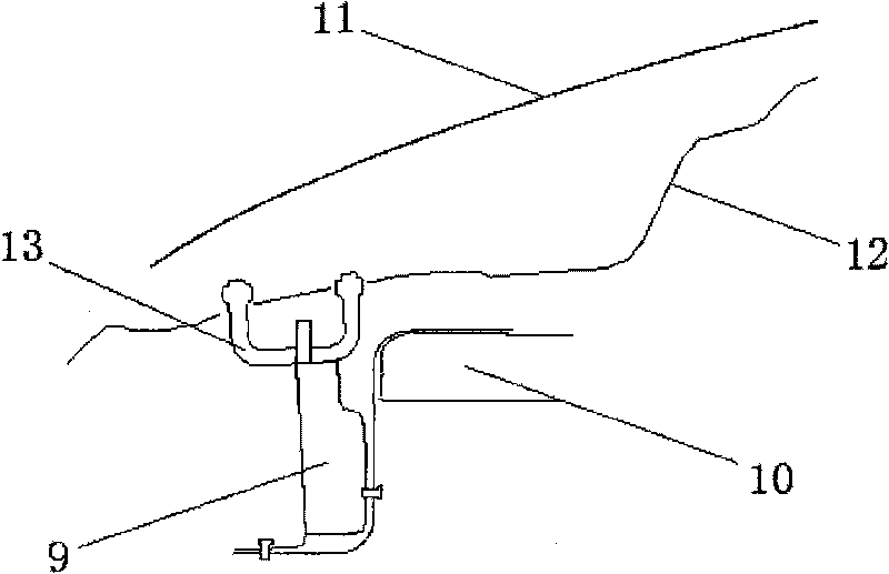 Automotive engine hood lock mounting plate