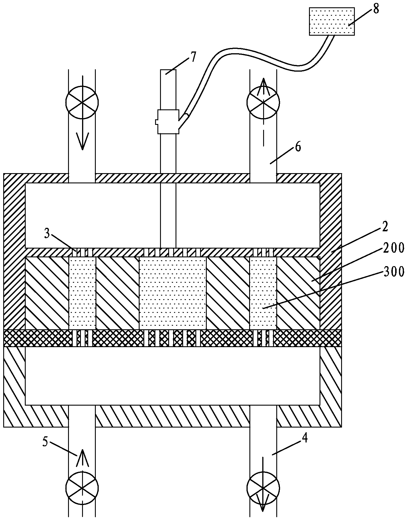 Production device for insulating bricks