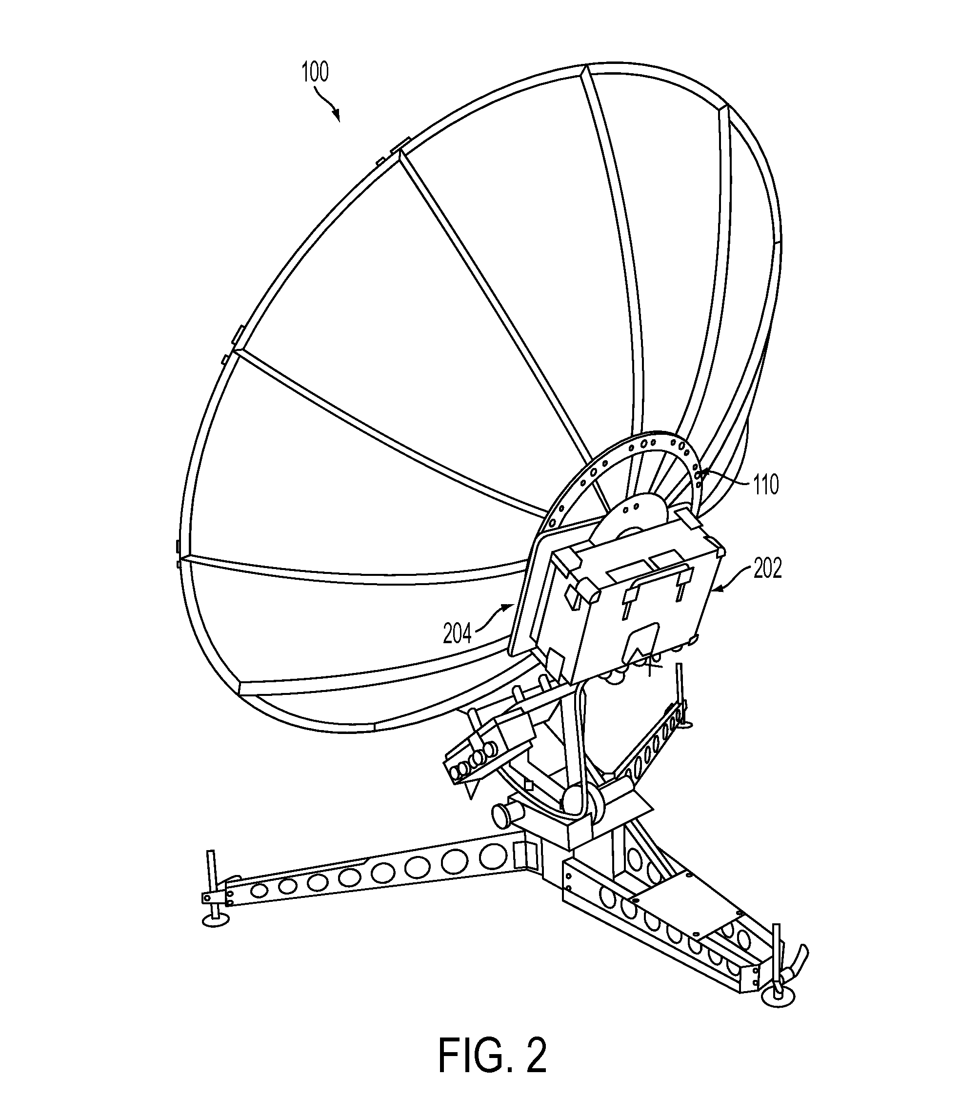 Portable satellite communication system