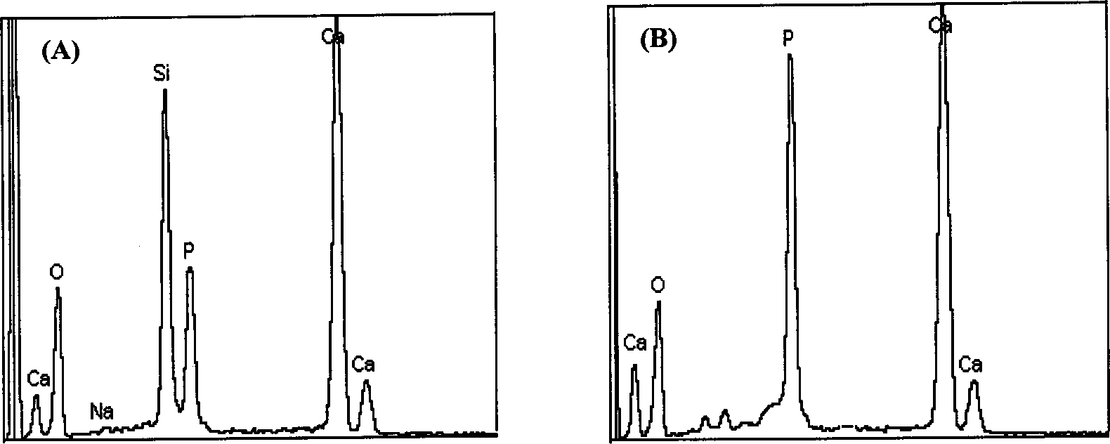 Preparation method of wollastone/tricalcium phosphate composite bio-active material