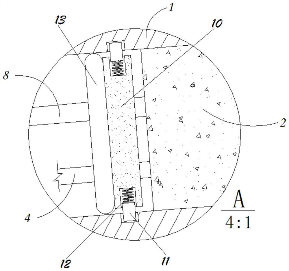 Extraction borehole plugging device capable of preventing gas leakage