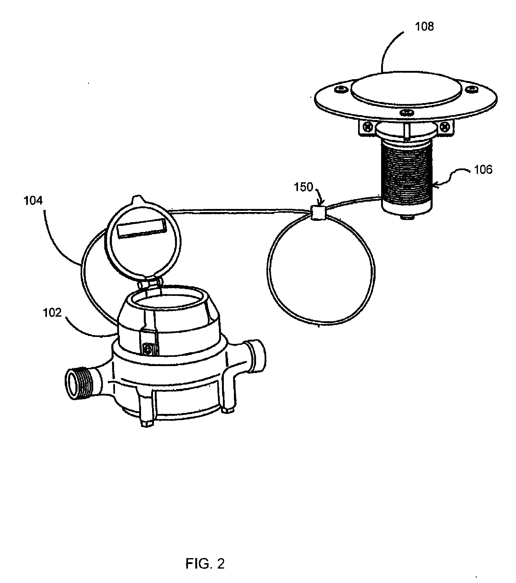 Antenna breakaway device for utility pit meter system