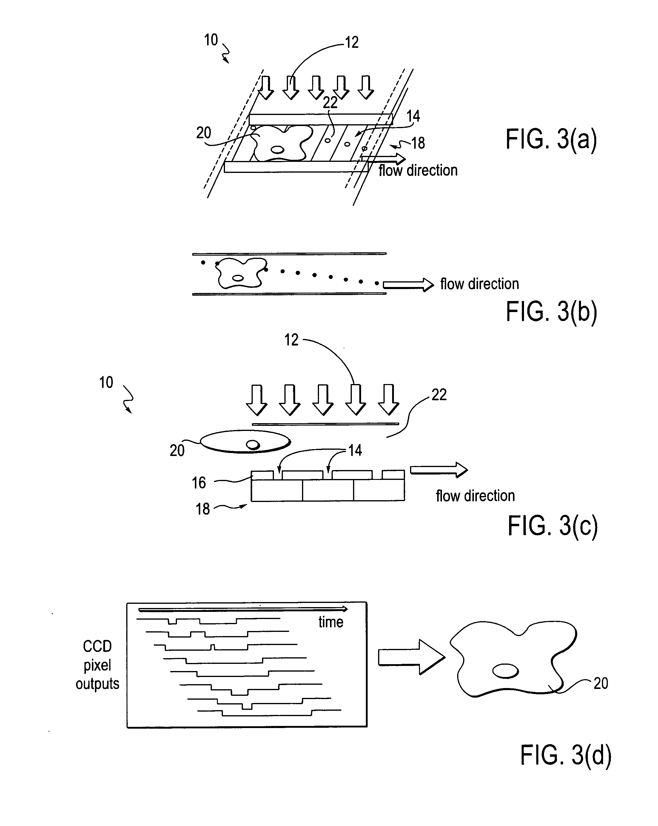 Optofluidic microscope device