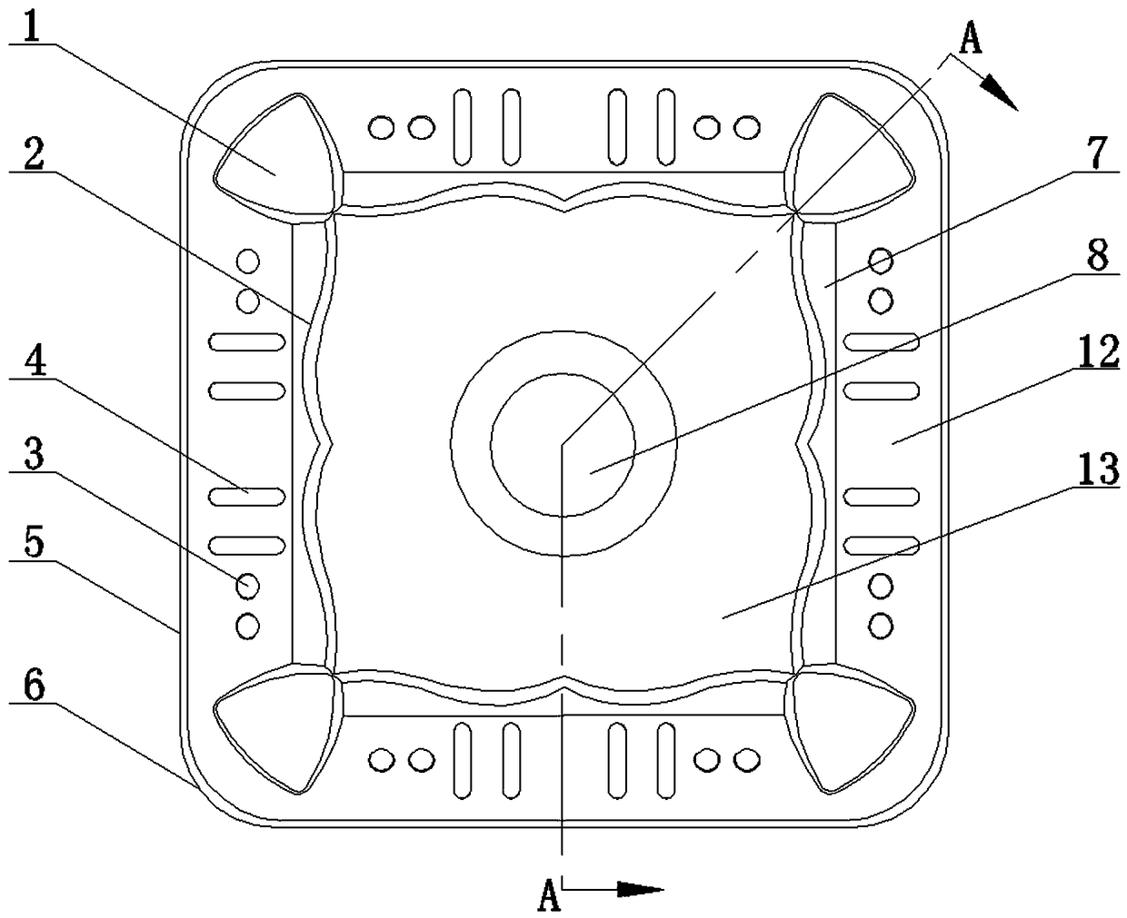 A compound insert for turning and milling with wave-shaped chip guide for heavy-duty cutting