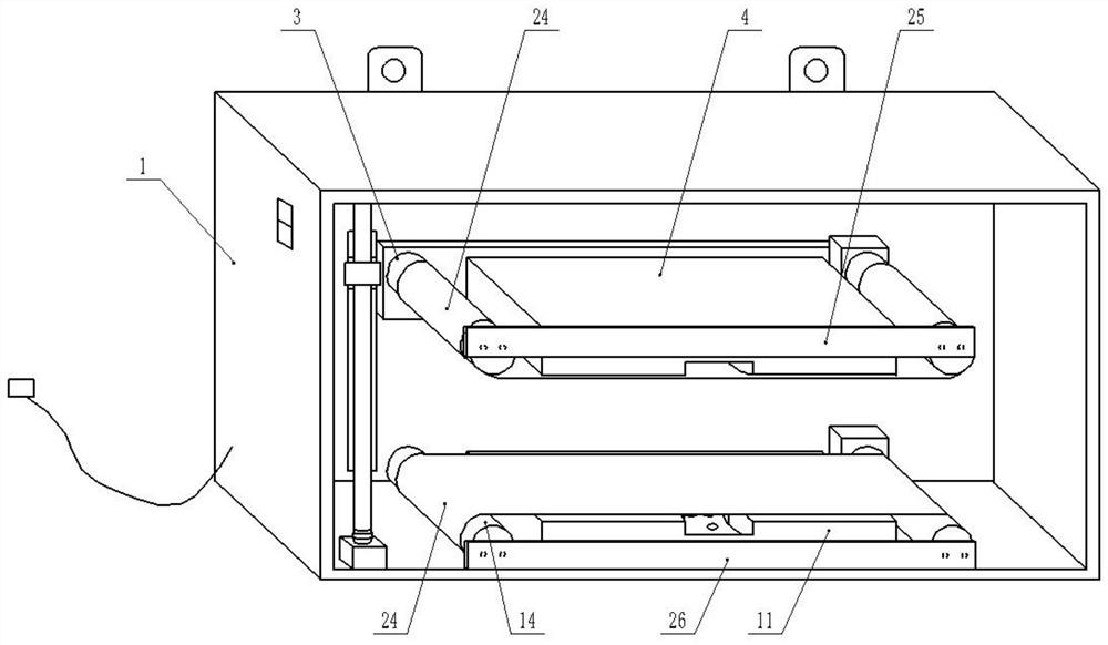 A device for making PE gloves