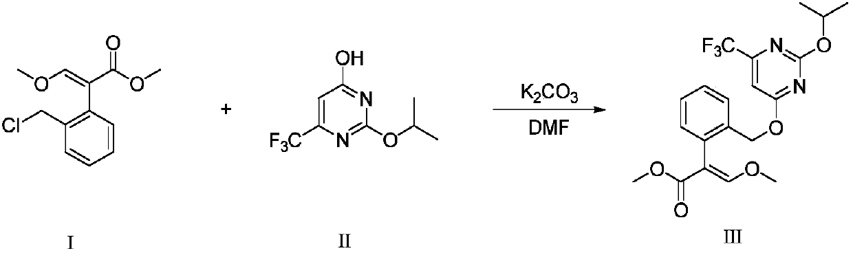 Method for preparing fluacrypyrim