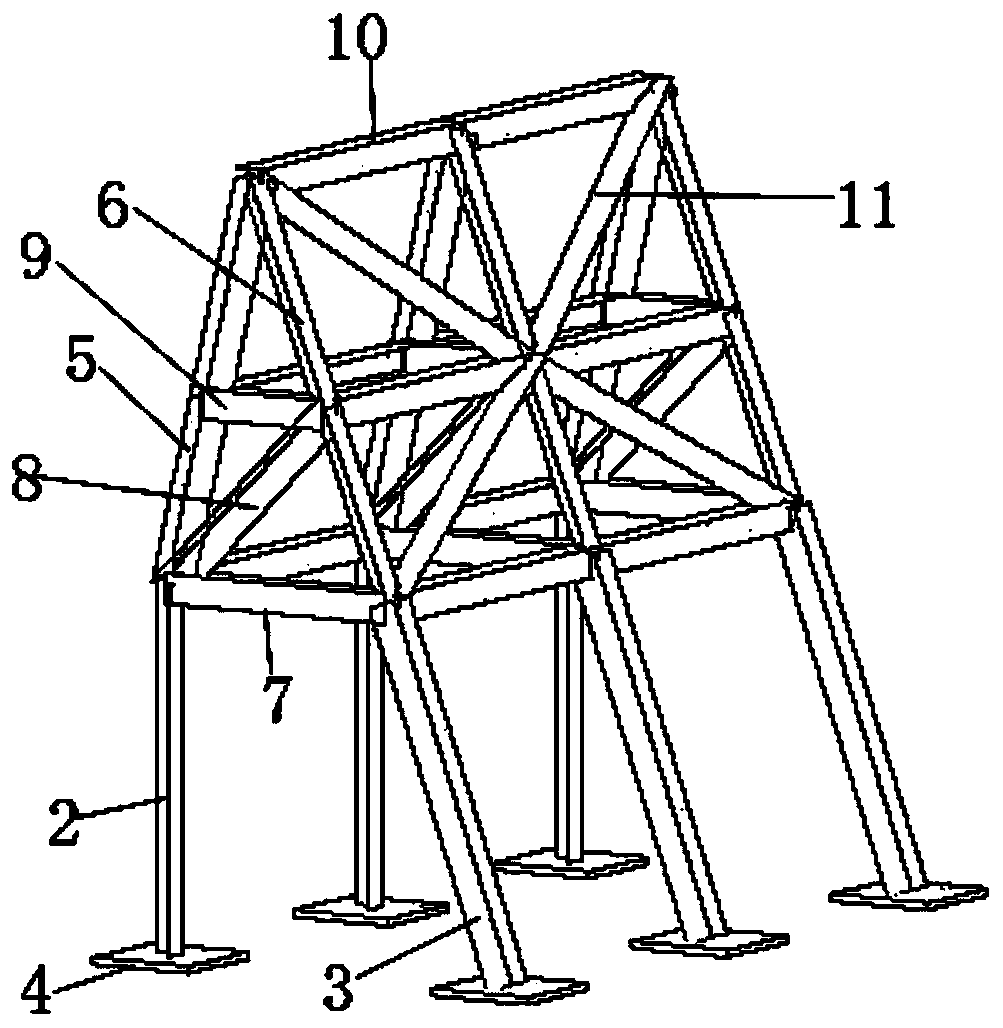 Fabricated box girder bridge and anti-seismic structure thereof