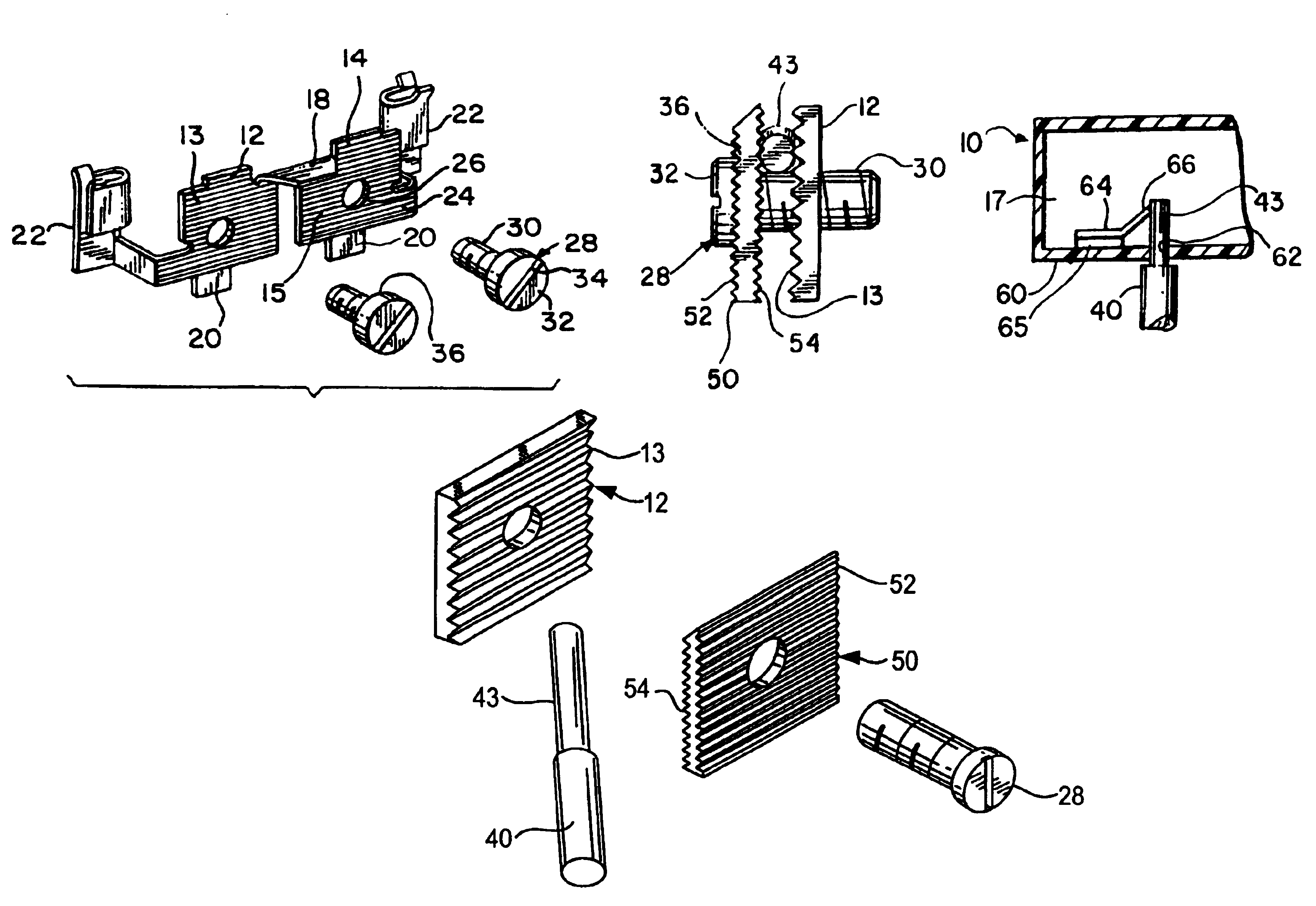 Electrical wiring device with multiple types of wire terminations