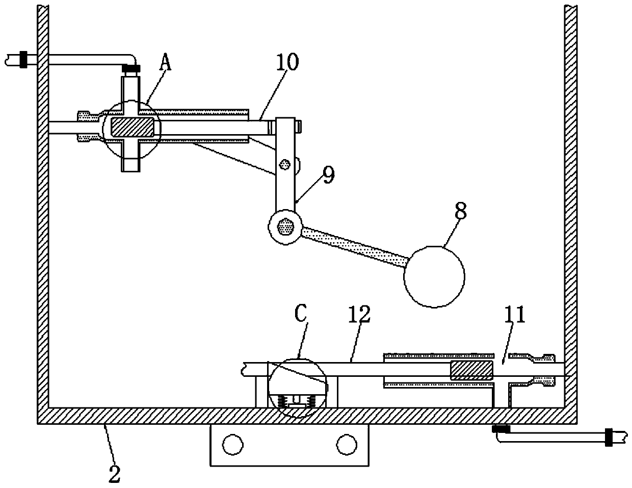 Agricultural internet-of-things flower cultivation device capable of automatically reminding fertilizing and watering