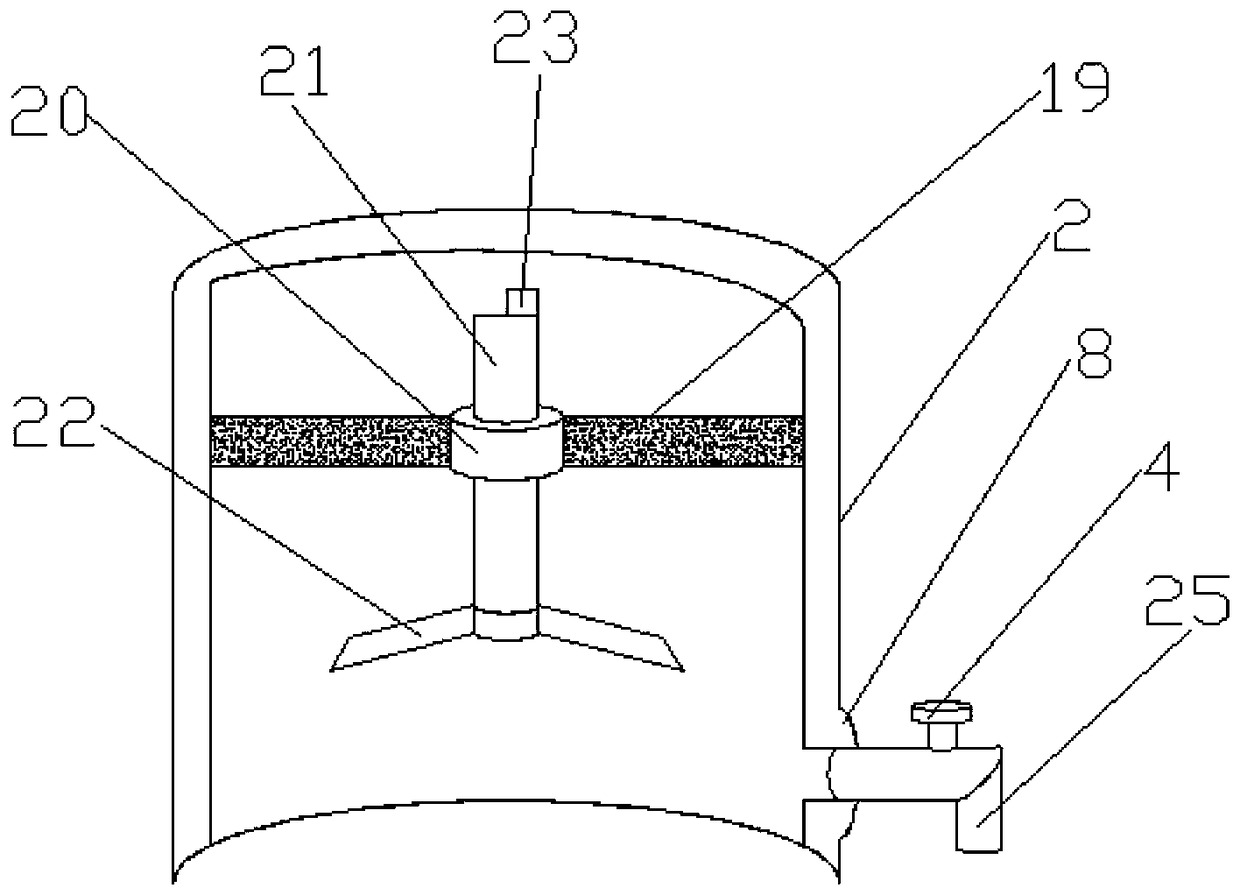 Edible mushroom fermenting tank