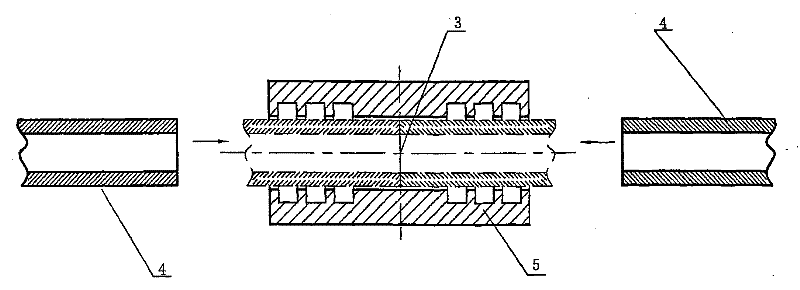 Pipe joint of skin-effect electric heating element