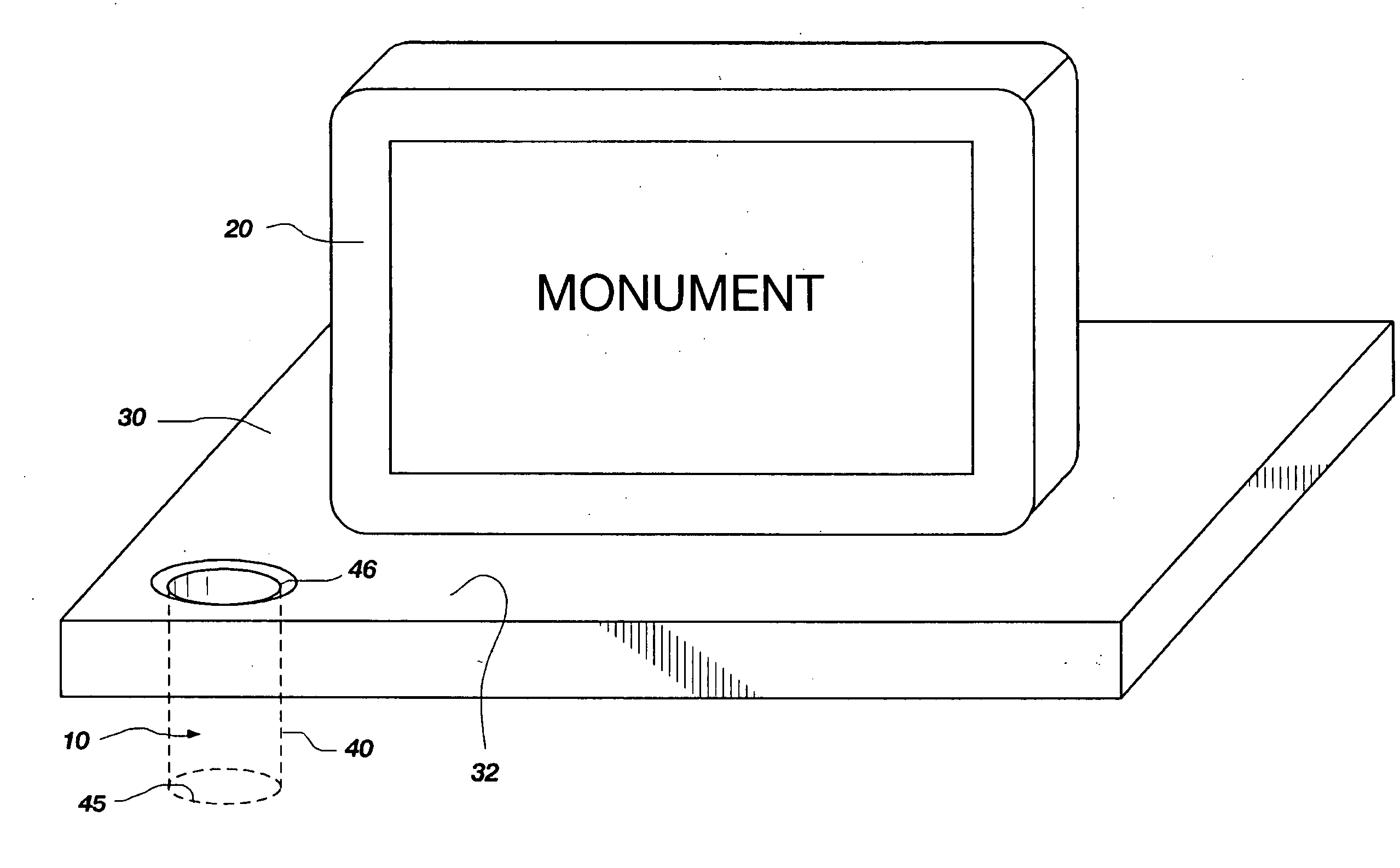 Cemetery vase and locking mechanism