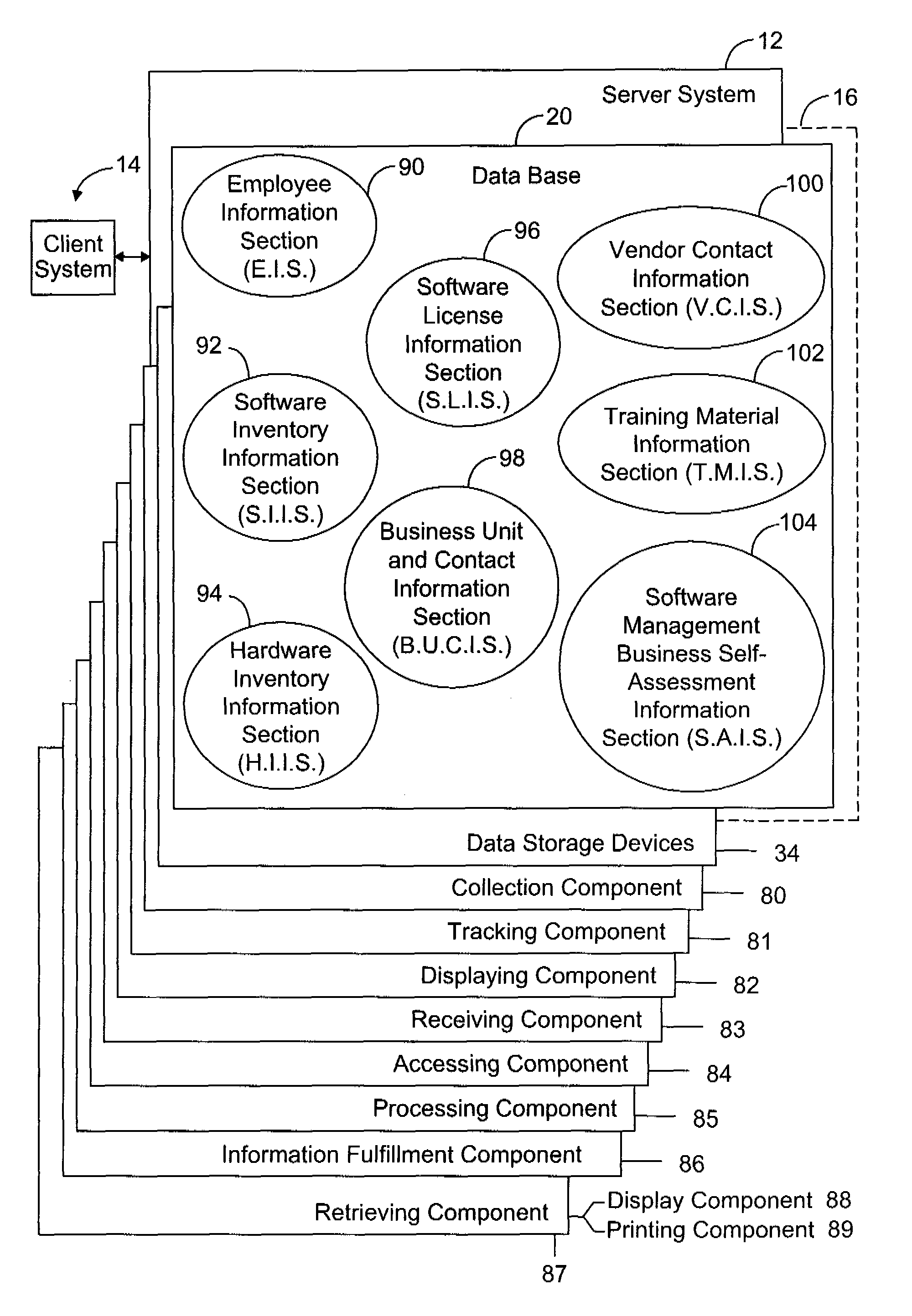 Web-based system for managing software assets