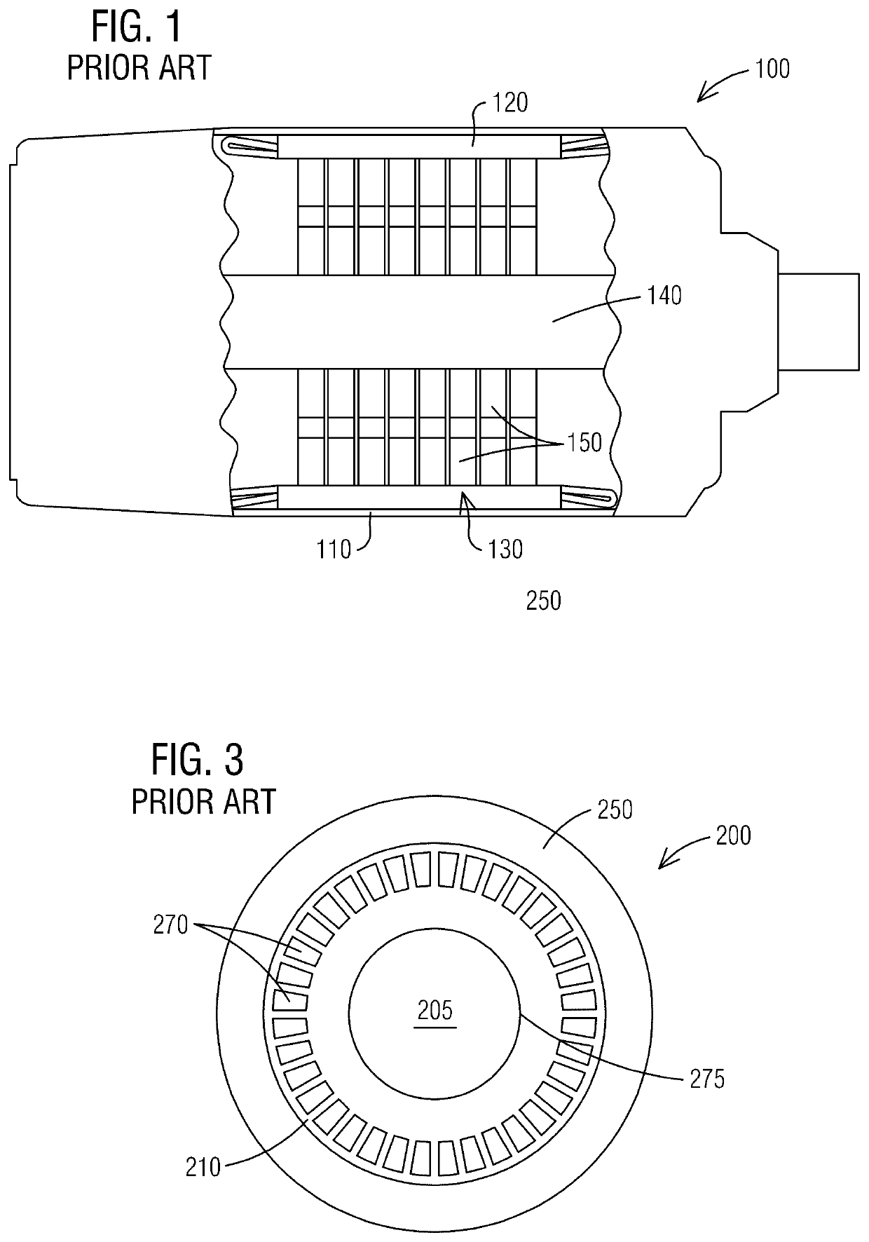 Rotor assembly for an electrodynamic machine that minimizes mechanical stresses in cooling ducts