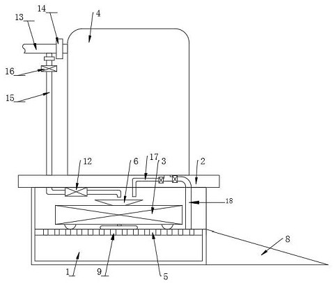 Full-automatic washing, mopping and sweeping all-in-one machine