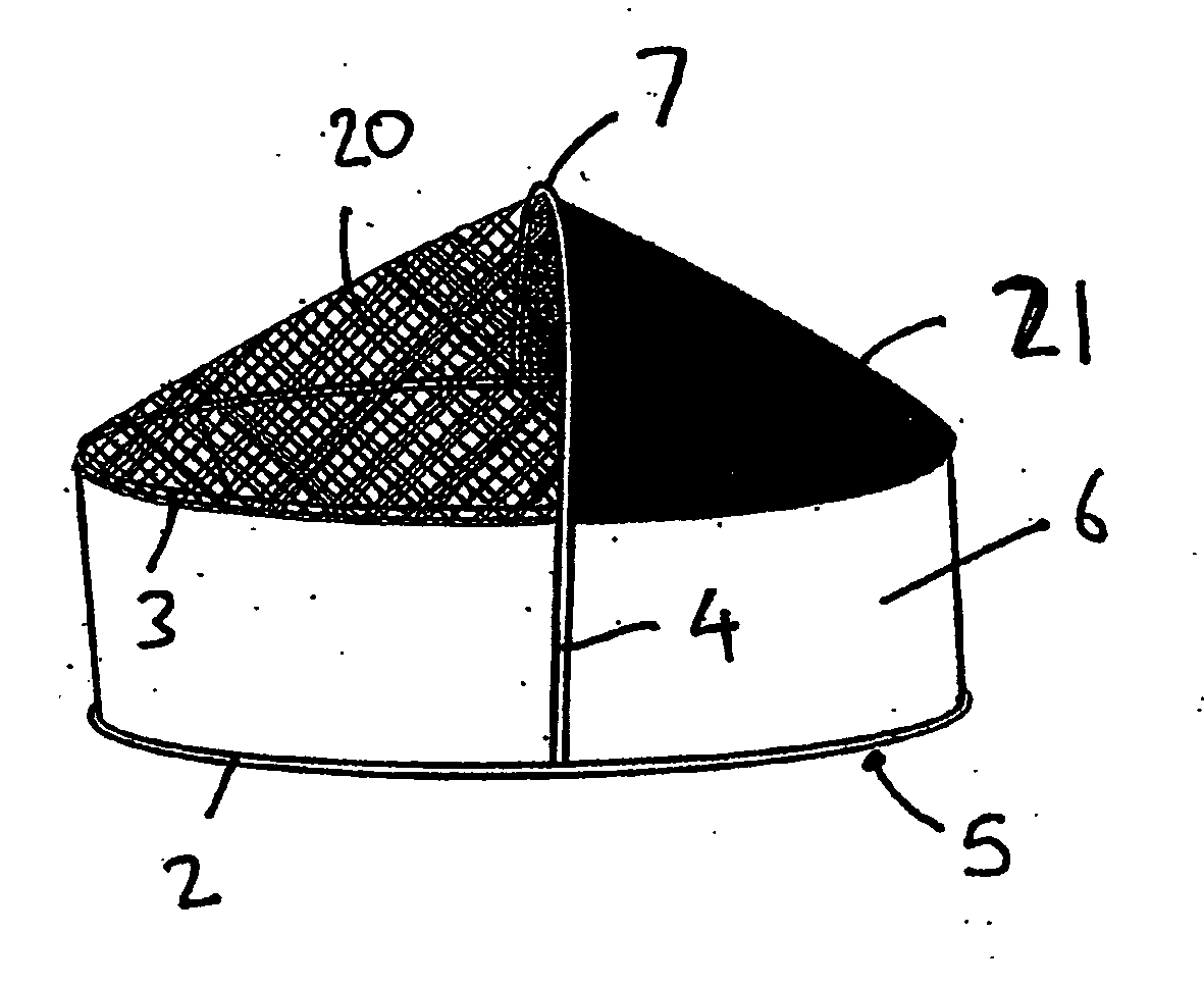 Collapsible baby cot