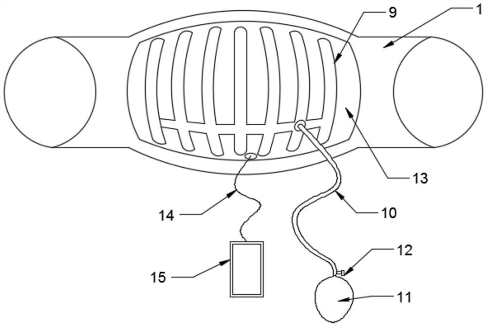 Uterus warming belt for gynecological nursing