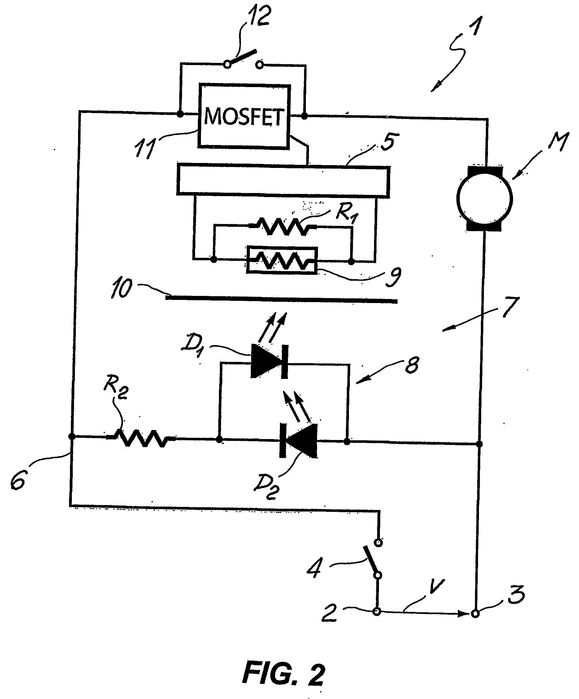 Control device for variable speed electric motors, particularly for power tools