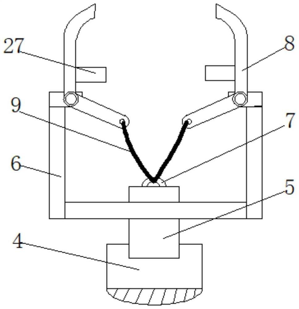 A flat grinding device for automobile metal pipe mold