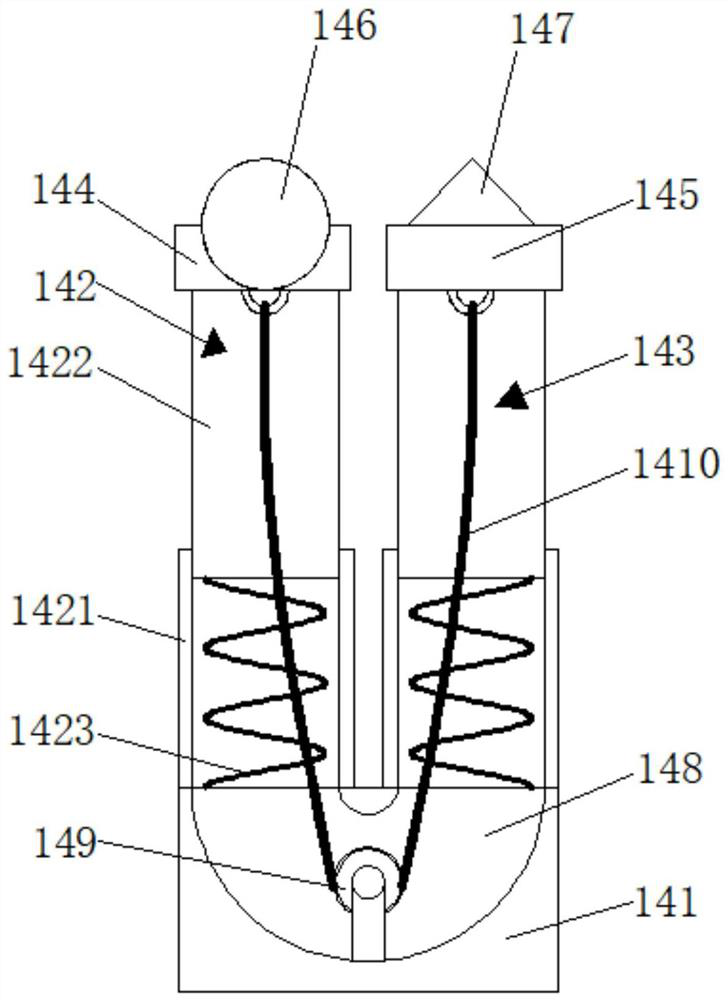 A flat grinding device for automobile metal pipe mold