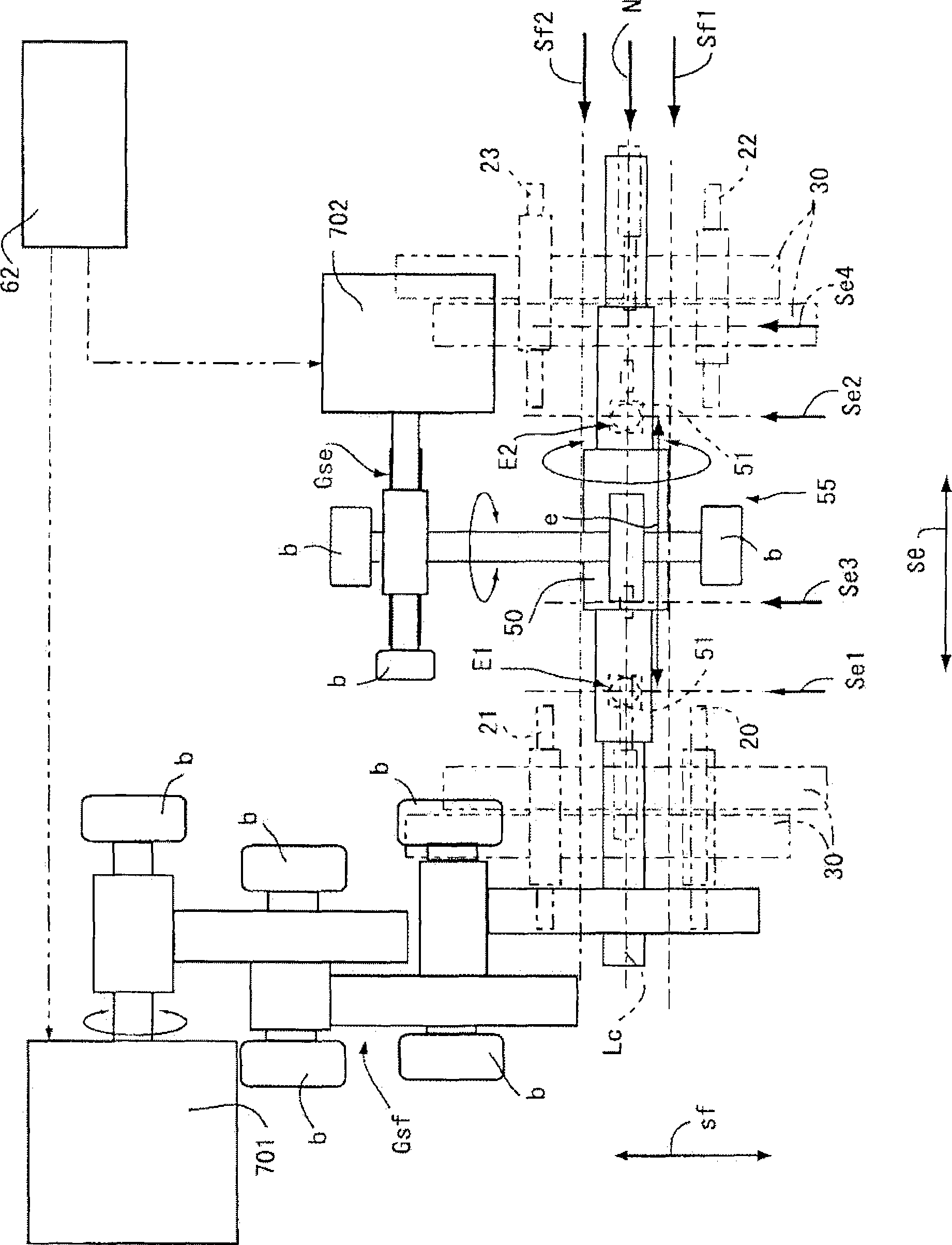 Gear change control system of automatic transmission