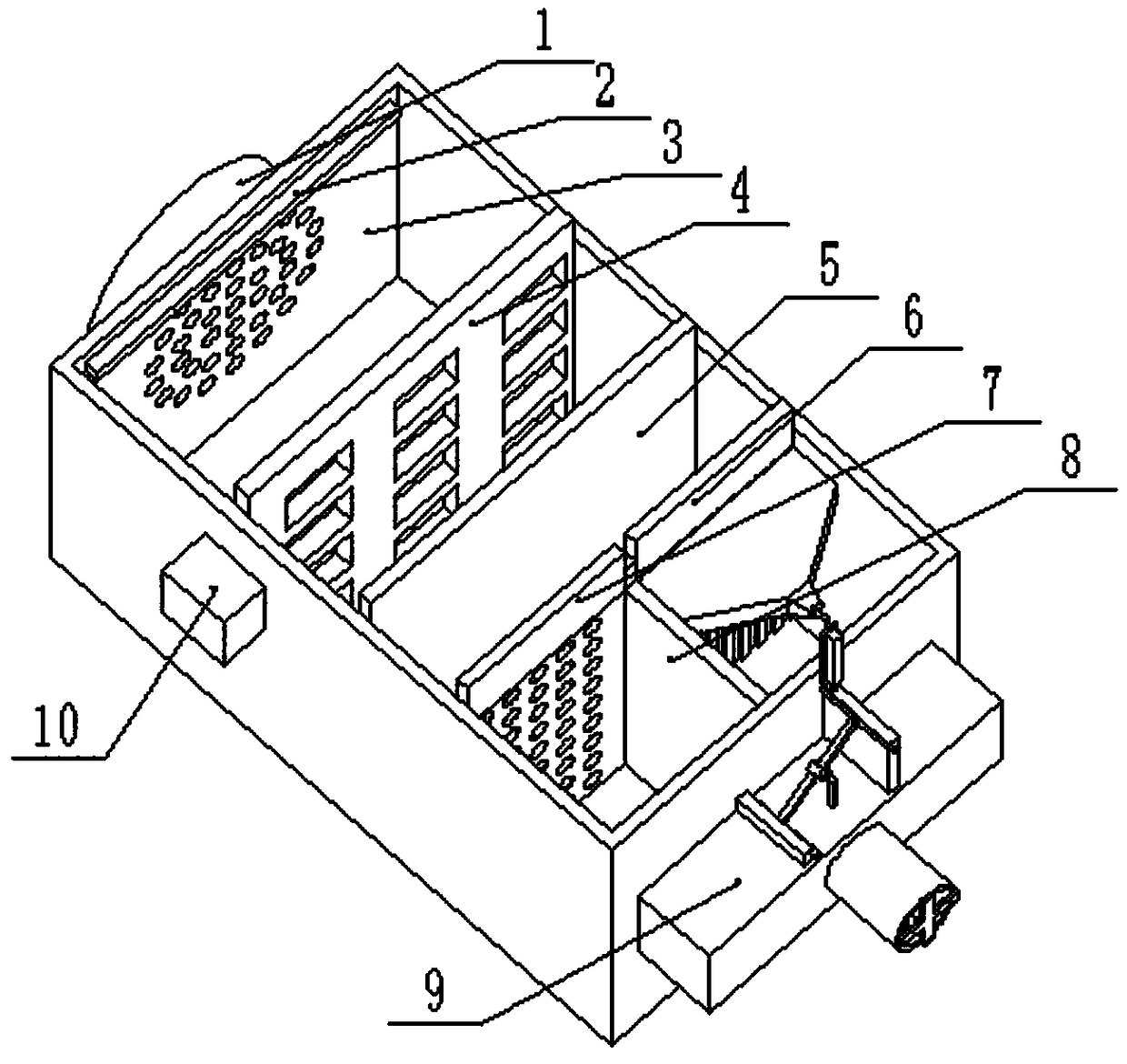 Air purification device for medical operating room